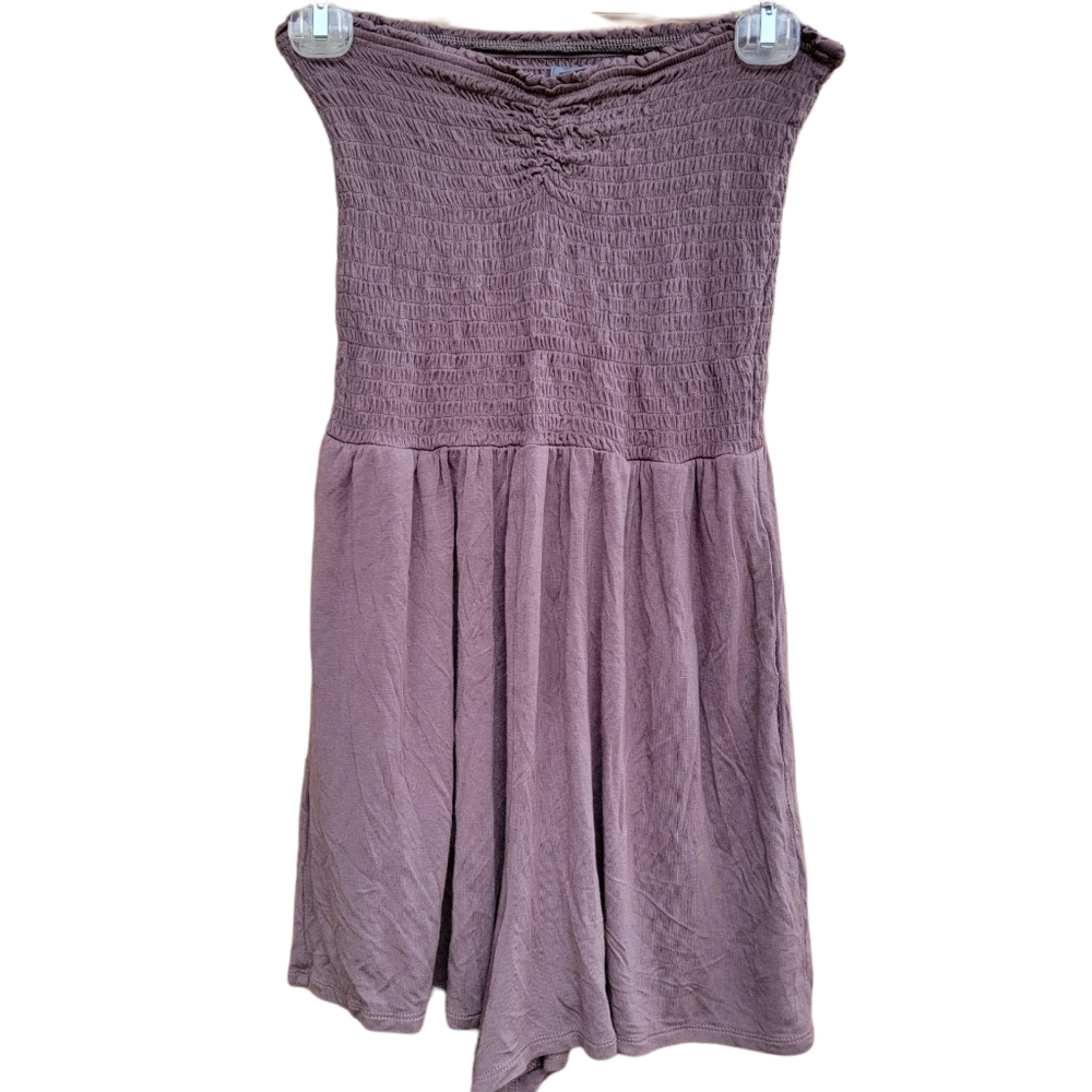 Aerie Short Cinched Strapless Dress